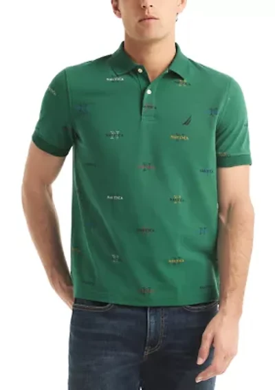 Sustainably Crafted Classic Fit Printed Deck Polo Shirt