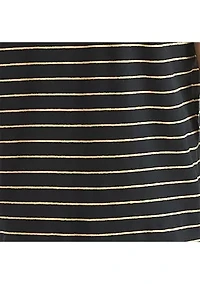 Jeans Co. Striped Linen Crewneck T-Shirt