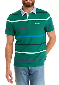 Rugby Stripe Polo Shirt