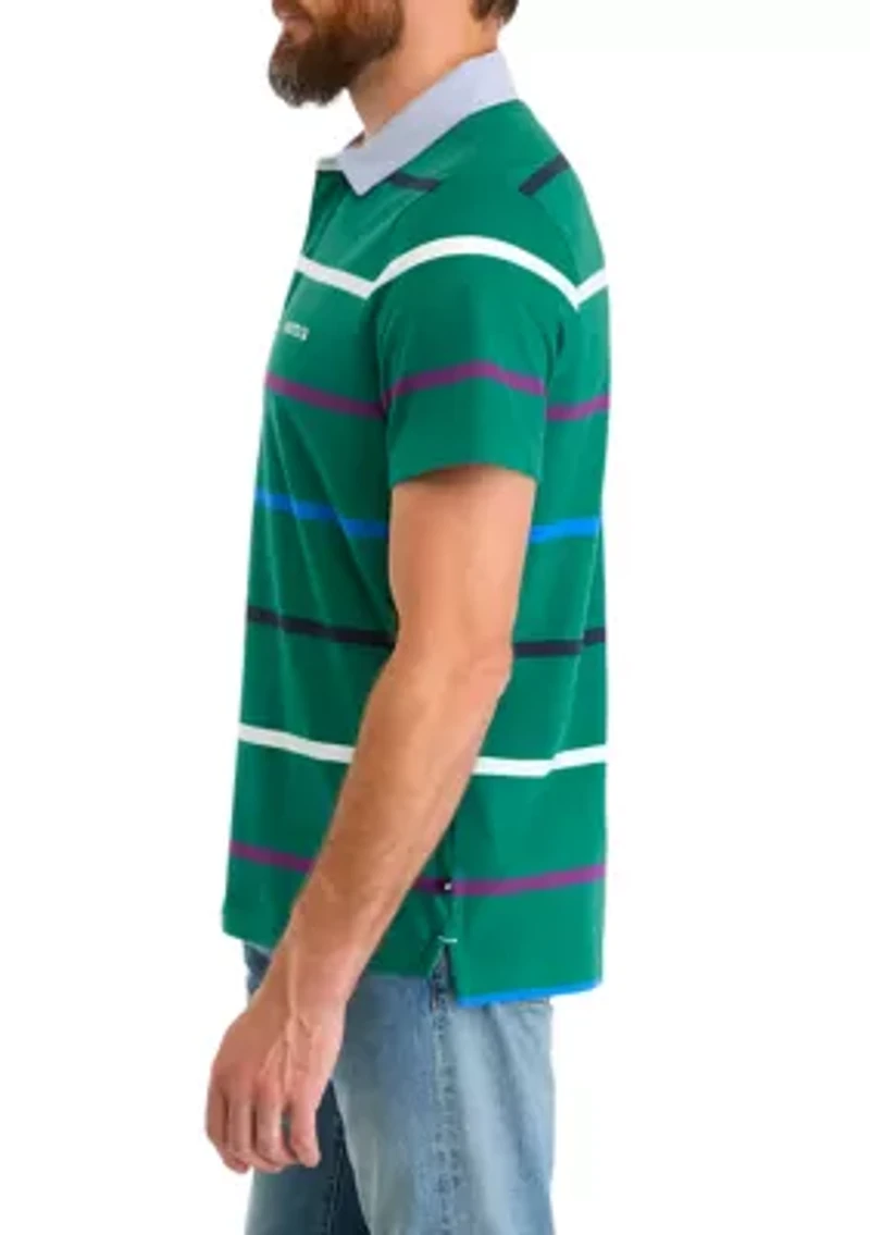 Rugby Stripe Polo Shirt