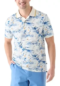 Classic Fit Printed Polo Shirt