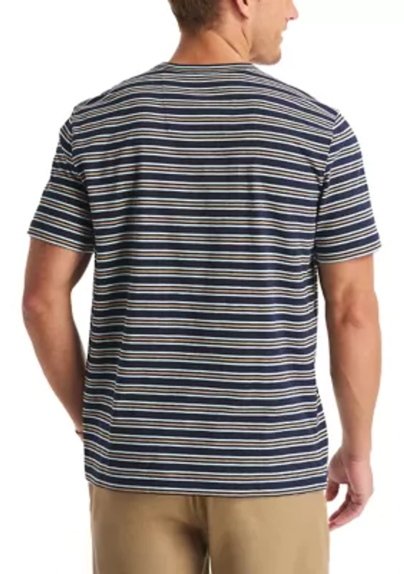 Striped Crew Neck T-Shirt