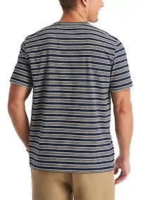 Striped Crew Neck T-Shirt