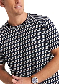 Striped Crew Neck T-Shirt
