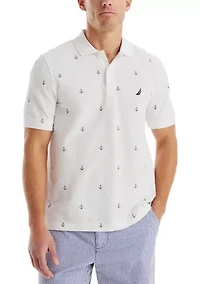 Classic Fit Printed Deck Polo Shirt