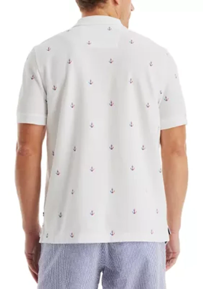 Classic Fit Printed Deck Polo Shirt