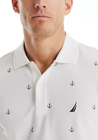 Classic Fit Printed Deck Polo Shirt