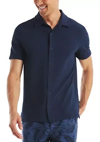 Classic Fit Seersucker Polo Shirt