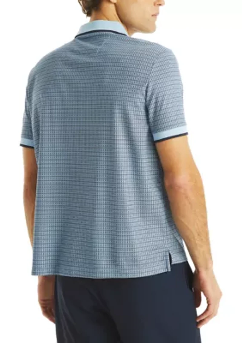 Classic Fit Printed Golf Polo Shirt