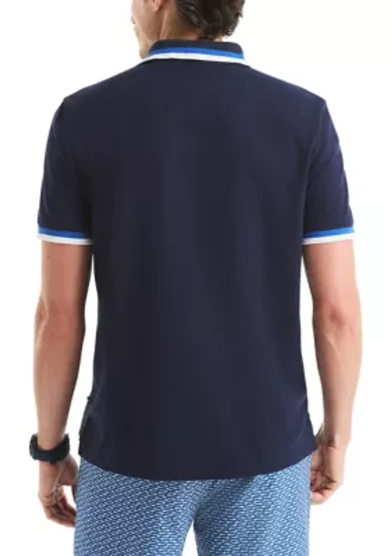 Printed Classic Fit Golf Polo Shirt