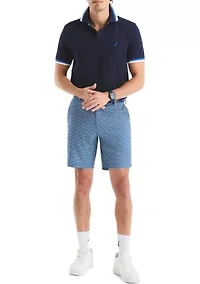 Printed Classic Fit Golf Polo Shirt
