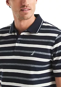 Striped Classic Fit Polo Shirt