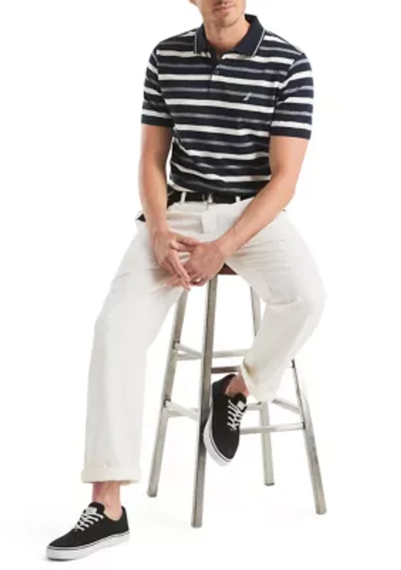Striped Classic Fit Polo Shirt