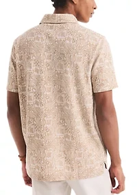 Printed Classic Fit Polo Shirt