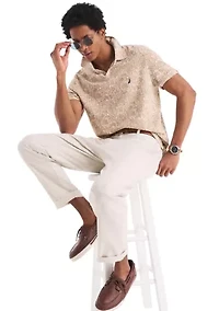 Printed Classic Fit Polo Shirt