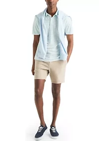 Striped Classic Fit Golf Polo Shirt