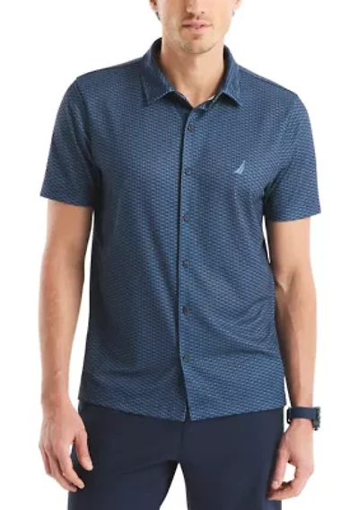 Beach Boys x Nautica Short Sleeve Seersucker Camp Shirt