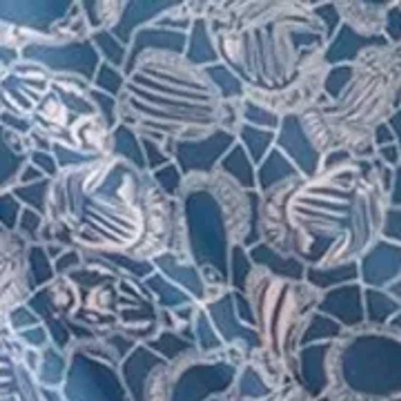 Printed Fish Polo Shirt