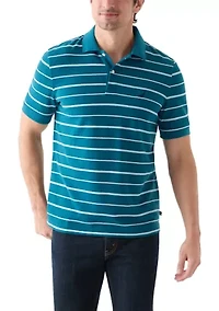 Striped Classic Fit Deck Polo Shirt