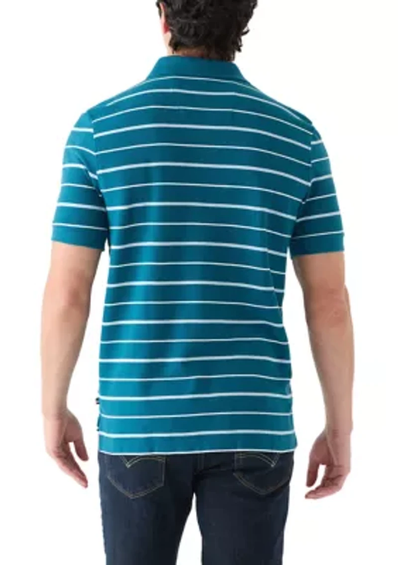 Striped Classic Fit Deck Polo Shirt