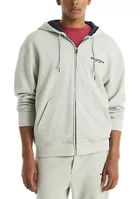Full Zip Logo Hoodie Fleece Jacket