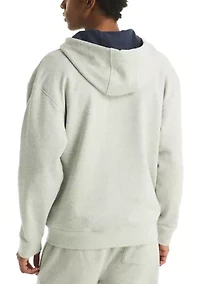 Full Zip Logo Hoodie Fleece Jacket