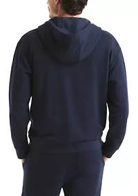 Full Zip Logo Hoodie Fleece Jacket