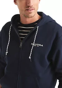 Full Zip Logo Hoodie Fleece Jacket