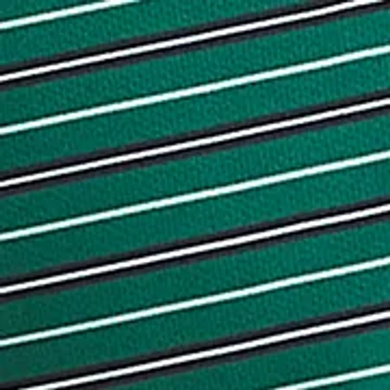 Short Sleeve Striped Performance Polo Shirt
