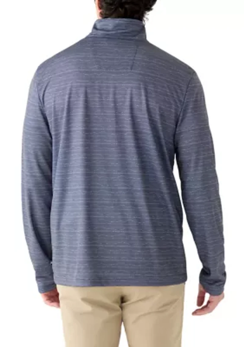 Men's Long Sleeve Wave 1/4 Zip Knit Shirt