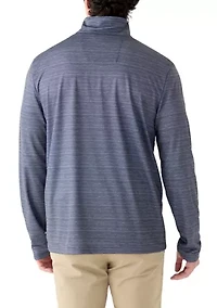 Men's Long Sleeve Wave 1/4 Zip Knit Shirt