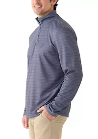 Men's Long Sleeve Wave 1/4 Zip Knit Shirt