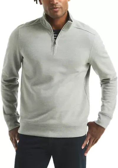 Quarter Zip Pique Fleece Jacket