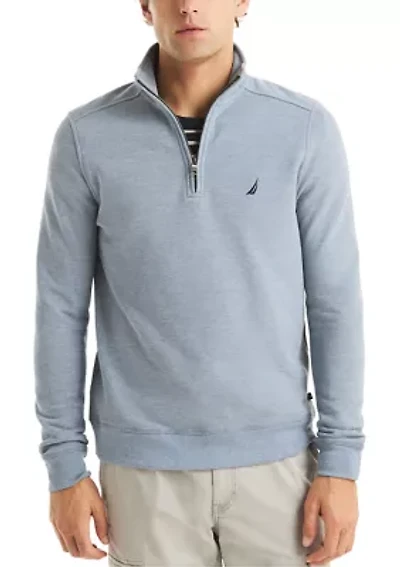 Quarter Zip Pique Fleece Jacket