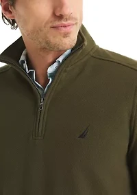 Quarter Zip Pique Fleece Jacket