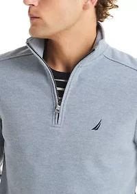 Quarter Zip Pique Fleece Jacket
