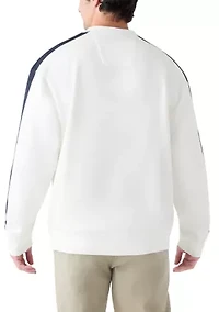 Fleece Graphic Logo Crew Neck Sweatshirt