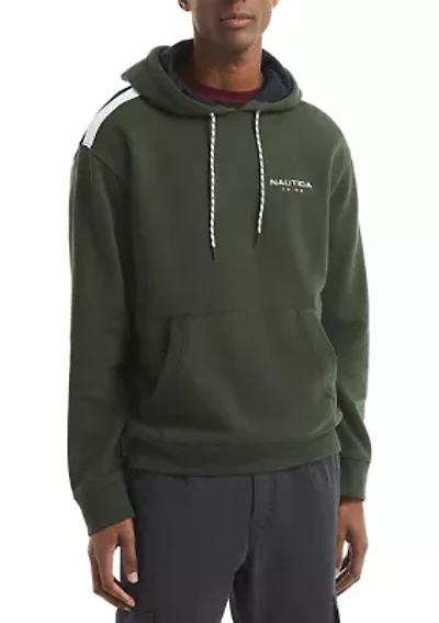 Fleece Knit Pullover Hoodie