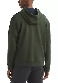 Fleece Knit Pullover Hoodie