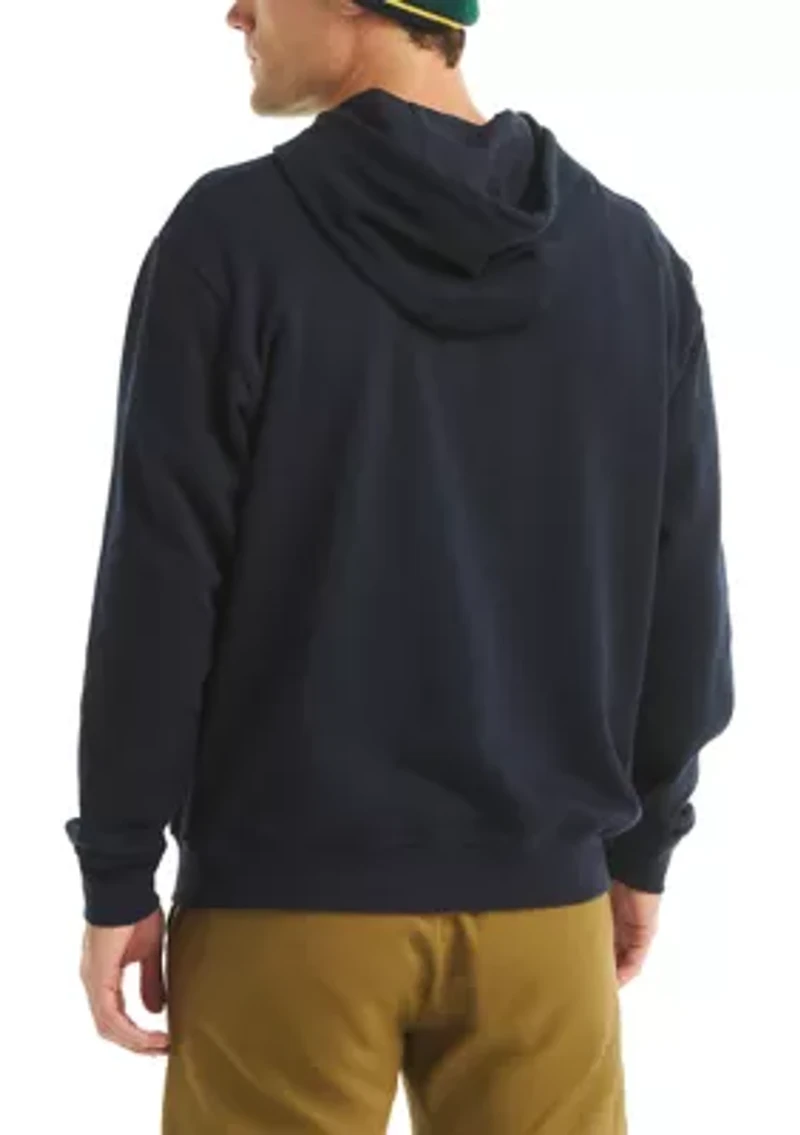 Fleece Knit Pullover Hoodie