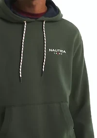 Fleece Knit Pullover Hoodie