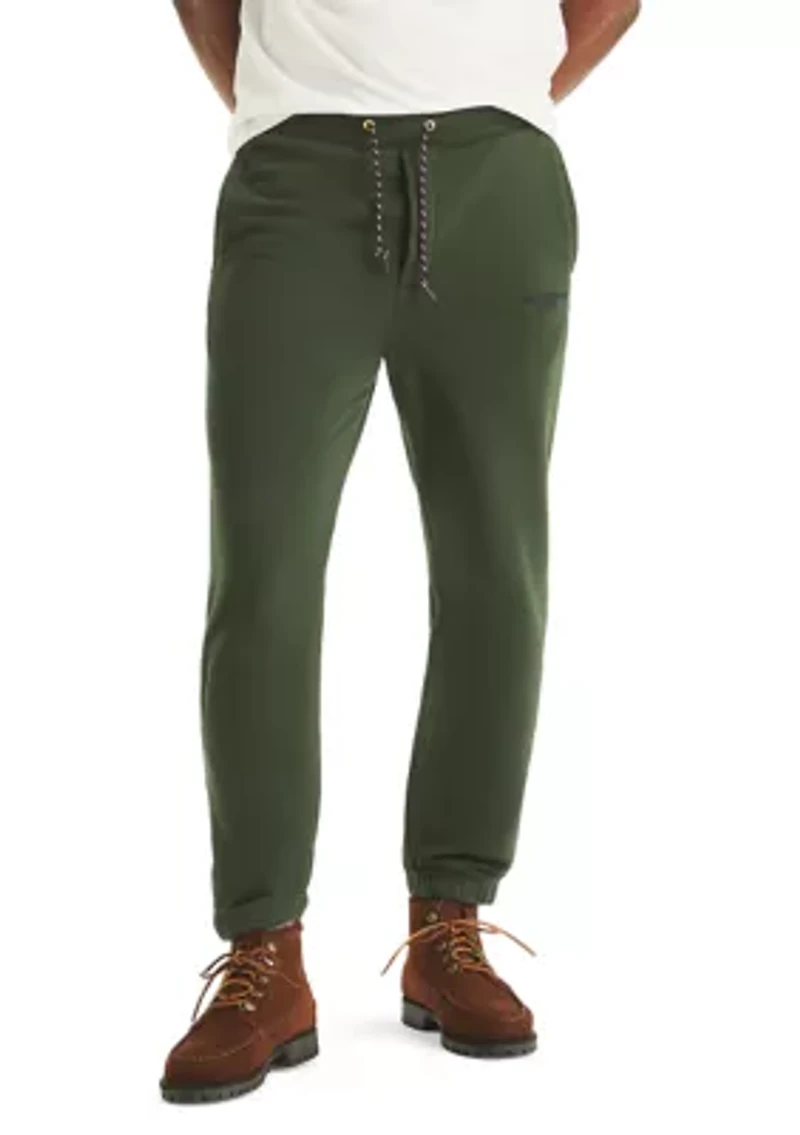 Big & Tall Fleece Side Knit Tape Joggers
