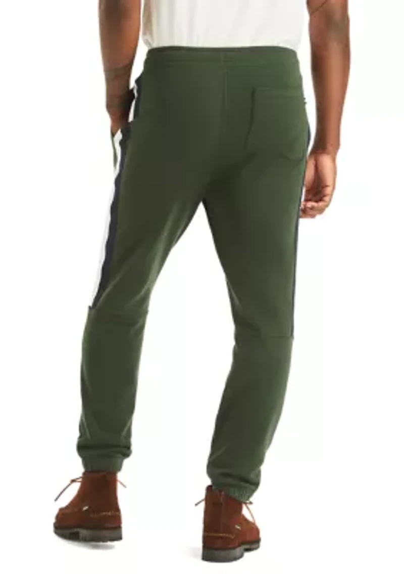 Big & Tall Fleece Side Knit Tape Joggers