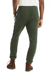 Big & Tall Fleece Side Knit Tape Joggers