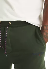 Big & Tall Fleece Side Knit Tape Joggers