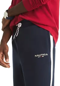 Big & Tall Fleece Side Knit Tape Joggers