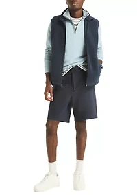 Men's Full-Zip Mix Media Sherpa Vest