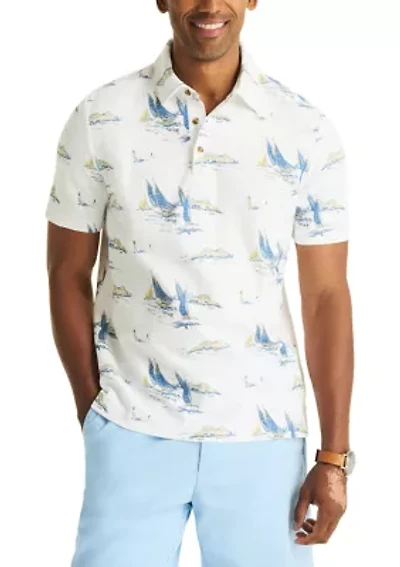 Men's Printed Scenic Club Polo Shirt