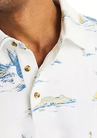 Men's Printed Scenic Club Polo Shirt