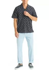 Men's Printed Net Club Polo Shirt